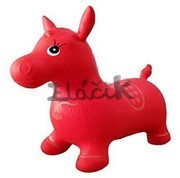 Skákajúci koník červený