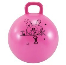 Detská skákacia lopta pre deti 45 cm ružová.